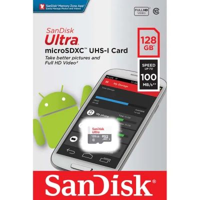 Лот: 25198692. Фото: 1. Карта памяти SanDisk Ultra UHS-I... Карты памяти