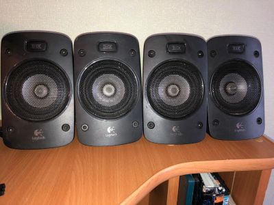 Лот: 16325529. Фото: 1. Колонки от системы 5.1 Logitech... Акустические системы
