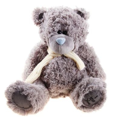 Лот: 3495987. Фото: 1. Плюшевый мишка I love you с шарфом... Мягкие