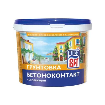 Лот: 25302023. Фото: 1. Грунтовка АкваВИТ, Бетоноконтакт... Краски, лаки, растворитель