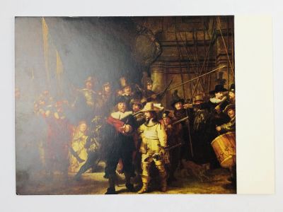 Лот: 23296375. Фото: 1. Рембрандт. Ночной дозор. Открытка... Открытки, конверты