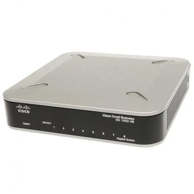 Лот: 16867915. Фото: 1. Коммутатор Cisco SG100D-08. Коммутаторы