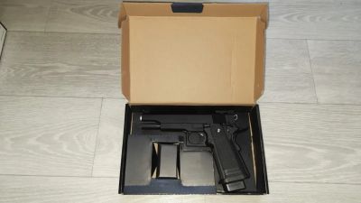Лот: 24769656. Фото: 1. Colt 1911 HiCapa BlowBack GreenGas... Пейнтбол, страйкбол
