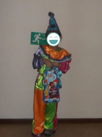 Лот: 4683755. Фото: 1. новогодний костюм "Петрушка". Детские карнавальные, праздничные костюмы