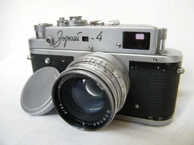 Лот: 2456115. Фото: 1. Фотоаппарат Зоркий 4. Плёночные дальномерные, шкальные