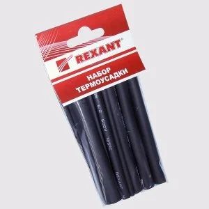 Лот: 10721182. Фото: 1. Набор термоусадочных трубок Rexant... Кабель-канал, трубы, аксессуары