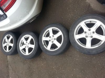 Лот: 4565279. Фото: 1. Оригинальные Enkei Honda R16. Шины на дисках