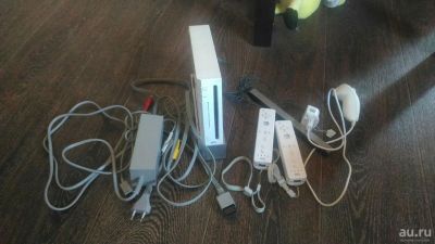 Лот: 8076097. Фото: 1. Nintendo Wii прошитая, 2 мува... Консоли