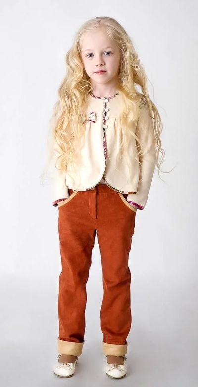 Лот: 6213143. Фото: 1. AnyKids Брюки «Ника» (замша) 110... Брюки, шорты, джинсы