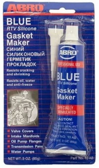 Лот: 12942960. Фото: 1. Герметик прокладка ABRO 85г. синий... Клеи, герметики, пена монтажная, клейкие ленты