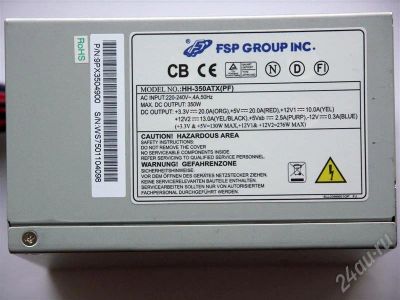 Лот: 683720. Фото: 1. FSP HH-350ATX(PF). Корпуса, блоки питания