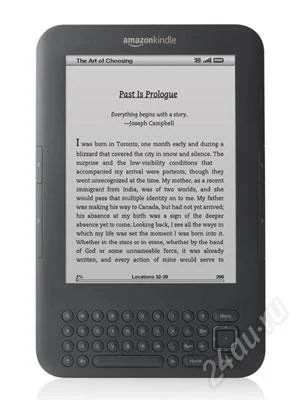 Лот: 1303534. Фото: 1. Amazon Kindle 3 (бесплатный 3G... Электронные книги