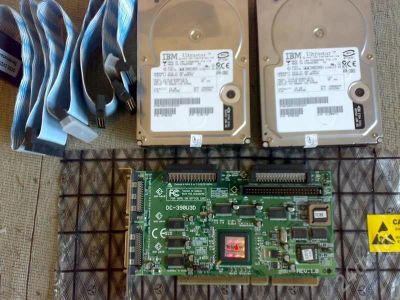 Лот: 35522. Фото: 1. 2x SCSI hdd 18Gb, Контроллер Tekram... Красноярск