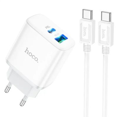 Лот: 24342339. Фото: 1. Зарядное сетевое (USB-A + USB-C... Зарядные устройства, блоки питания, адаптеры сетевые для смартфонов