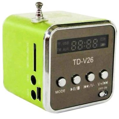 Лот: 7427819. Фото: 1. TD-V26 - MP3 плеер + FM радио... Портативные, беспроводные колонки