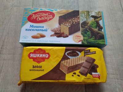 Лот: 17281818. Фото: 1. шоколодный торт вафли. Торты, пирожные