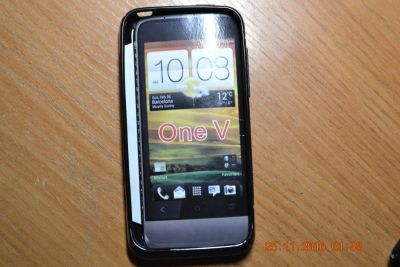 Лот: 8602056. Фото: 1. Силиконовый чехол HTC one v. Чехлы, бамперы