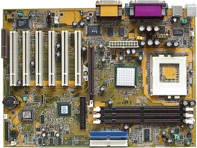 Лот: 2564731. Фото: 1. MB CHAINTECH 6OJA3T + Celeron... Материнские платы