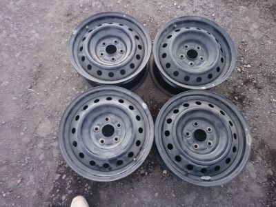 Лот: 12461360. Фото: 1. Стальные диски 6.5JxR16. Шины