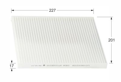 Лот: 25516480. Фото: 1. Фильтр салонный TCA-254 LivCar... Расходные материалы