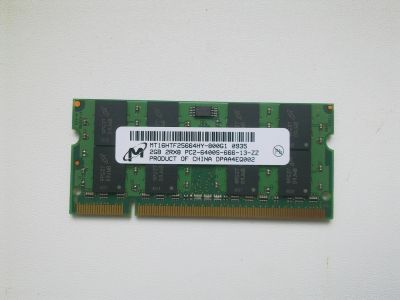 Лот: 16217383. Фото: 1. DDR2 SO-DIMM Micron 2Gb PC2-6400. Оперативная память