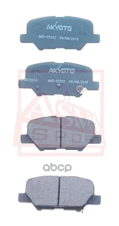 Лот: 24762496. Фото: 1. Колодки Тормозные AKYOTO арт... Разное