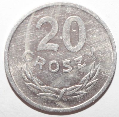Лот: 1819274. Фото: 1. 20 грошей 1977 год. Польша. Европа