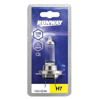 Лот: 24111705. Фото: 1. Лампа автомобильная Runway, Н7... Другое (оснащение, оборудование, аксессуары)