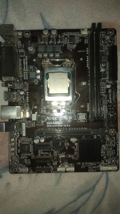 Лот: 18874690. Фото: 1. Материнская плата Gigabyte H110m-DS2... Материнские платы