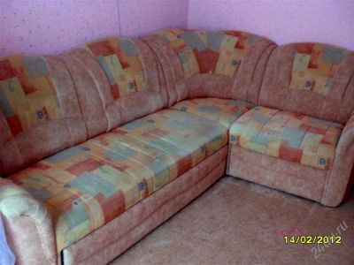 Лот: 1560985. Фото: 1. Диван угловой!. Кресла, пуфы