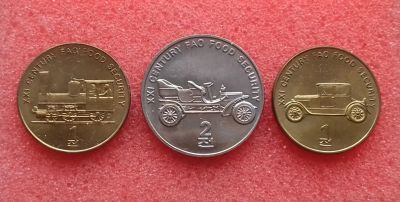 Лот: 13434615. Фото: 1. Лот из 3 монет 2002 года. КНДР... Азия