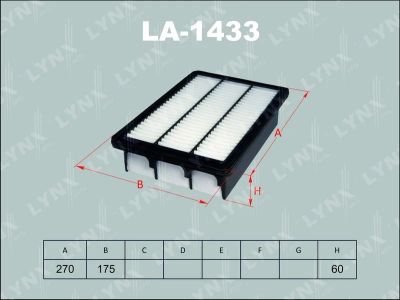 Лот: 13357059. Фото: 1. Lynx LA-1433 Воздушный фильтр. Расходные материалы