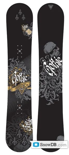 Лот: 8758753. Фото: 1. Сноуборд BlackFire Gothic 168... Сноуборды