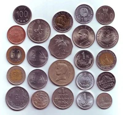 Лот: 11699551. Фото: 1. Монеты - разные Азия (23 шт.). Наборы монет