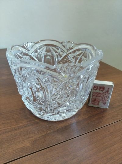 Лот: 16558091. Фото: 1. Ваза хрустальная. Вазы