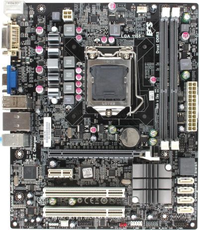 Лот: 14320111. Фото: 1. Хорошая основа под LGA 1155: ECS... Материнские платы