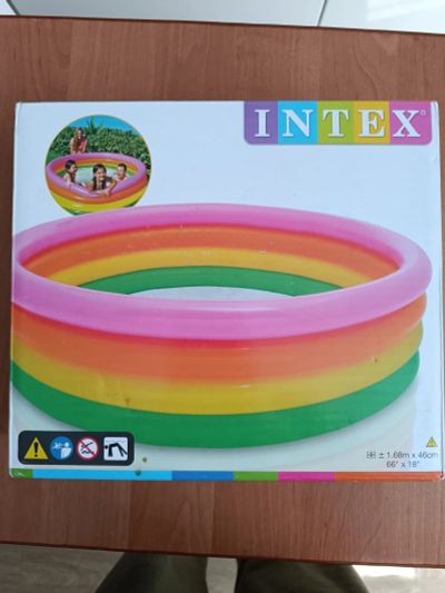 Лот: 25510055. Фото: 1. Бассейн надувной детский INTEX... Бассейны, аксессуары и комплектующие