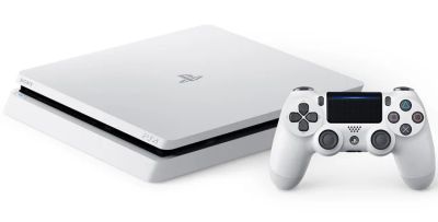 Лот: 11709742. Фото: 1. Sony playstaion 4 Slim 500Gb White... Игровые приставки, консоли