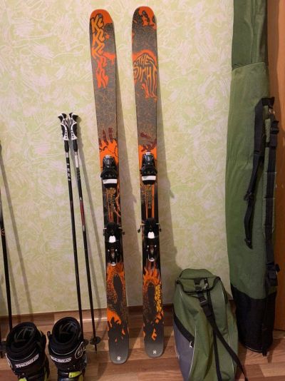 Лот: 15153876. Фото: 1. Горные лыжи K2 sight (комплект... Ботинки