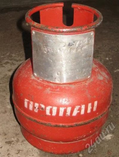 Лот: 545740. Фото: 1. газовый баллон пропан 5л. Другое (для дачи, дома, огорода, бани, парка)