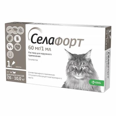 Лот: 18391137. Фото: 1. Селафорт (Selafort) ,противопаразитарные... Косметика для животных