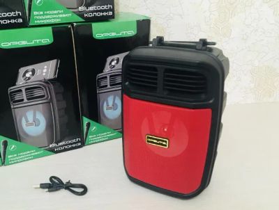 Лот: 20514558. Фото: 1. Bluetooth колонка с радио, новая. Портативные, беспроводные колонки