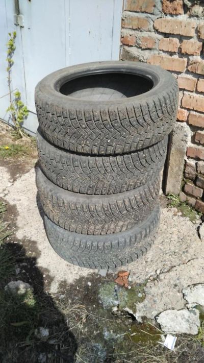 Лот: 7558568. Фото: 1. Шины зимние Michelin 215/55/17. Шины