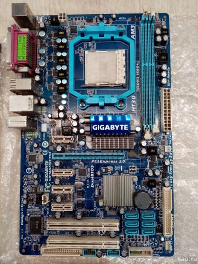 Лот: 17929743. Фото: 1. Материнская плата Gigabyte GA-MA770T-ES3... Материнские платы