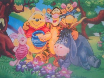 Лот: 9659913. Фото: 1. ручная работа Винни и друзья. Вышивание