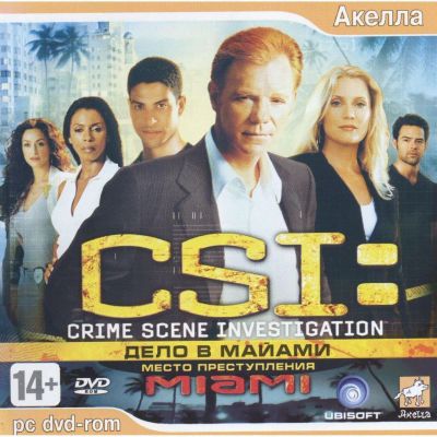 Лот: 22148885. Фото: 1. CSI: Дело в Майами. =DVD=. Игры для ПК