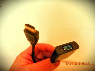 Лот: 13117893. Фото: 1. переходник hdmi-vga. Шлейфы, кабели, переходники