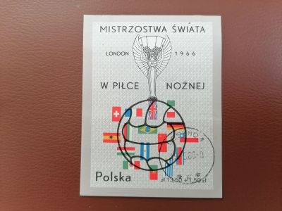 Лот: 25677310. Фото: 1. Малый блок Польша 1966 год. Спорт. Марки