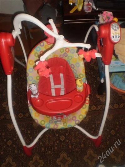 Лот: 2506649. Фото: 1. Качеля Graco. Ходунки, прыгунки, качели