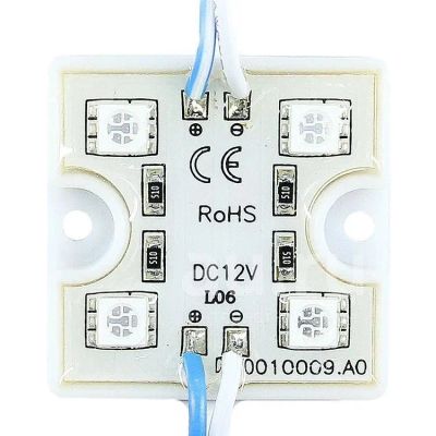 Лот: 23271072. Фото: 1. Светодиодный модуль SMD-5050-4L-BLUE. Светодиодная подсветка